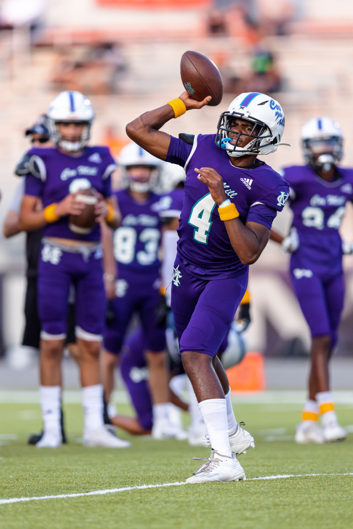 The Hough Huskey defeated the Cox Mill Chargers 48-7 on Friday night at Cox Mill High School.